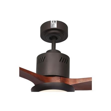 พัดลมโคมไฟ LED WINFAFOUR FD-SP009 18 วัตต์ DAYLIGHT/WARMWHITE/COOLWHITE สีดำ/น้ำตาล 54 นิ้ว_2