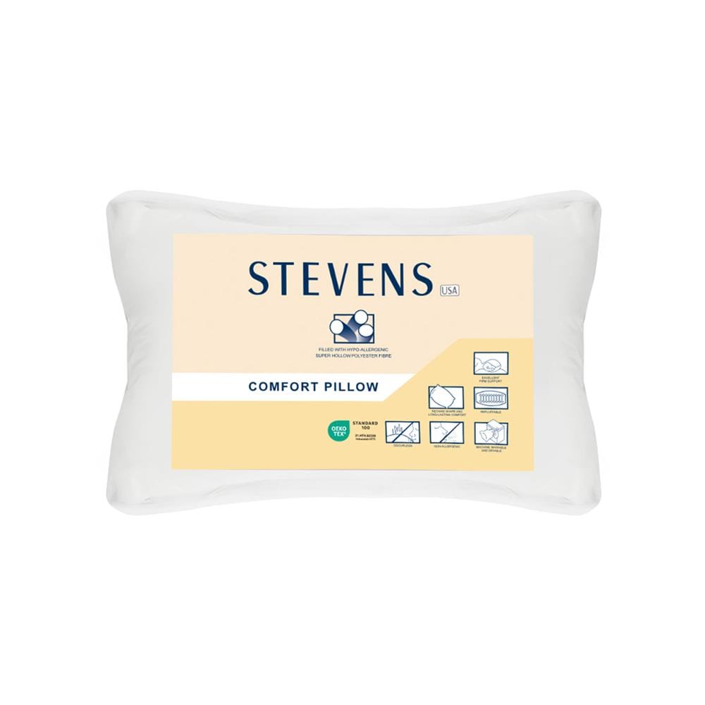 หมอนหนุน ใยสังเคราะห์ STEVENS ST.COMFORT 19x29 นิ้ว (1 แถม 1)