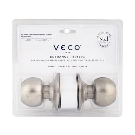 ลูกบิดประตู หัวกลม VECO 3871SS-ET สีสเตนเลส_4