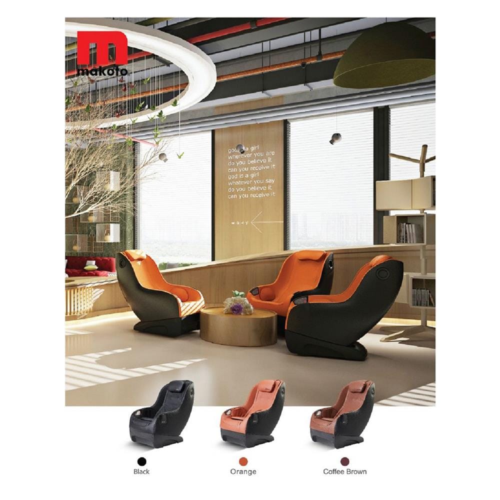 เก้าอี้นวดไฟฟ้า MAKOTO A-150 PU สีกาแฟ