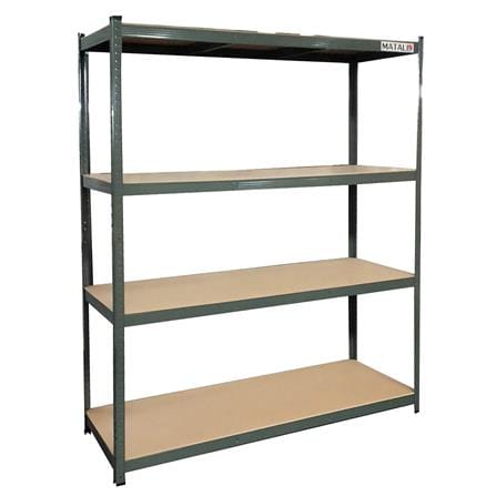 ชั้นเหล็ก 4 ชั้น MATALL ใหญ่ 160x60x180 ซม. สีเทา_0