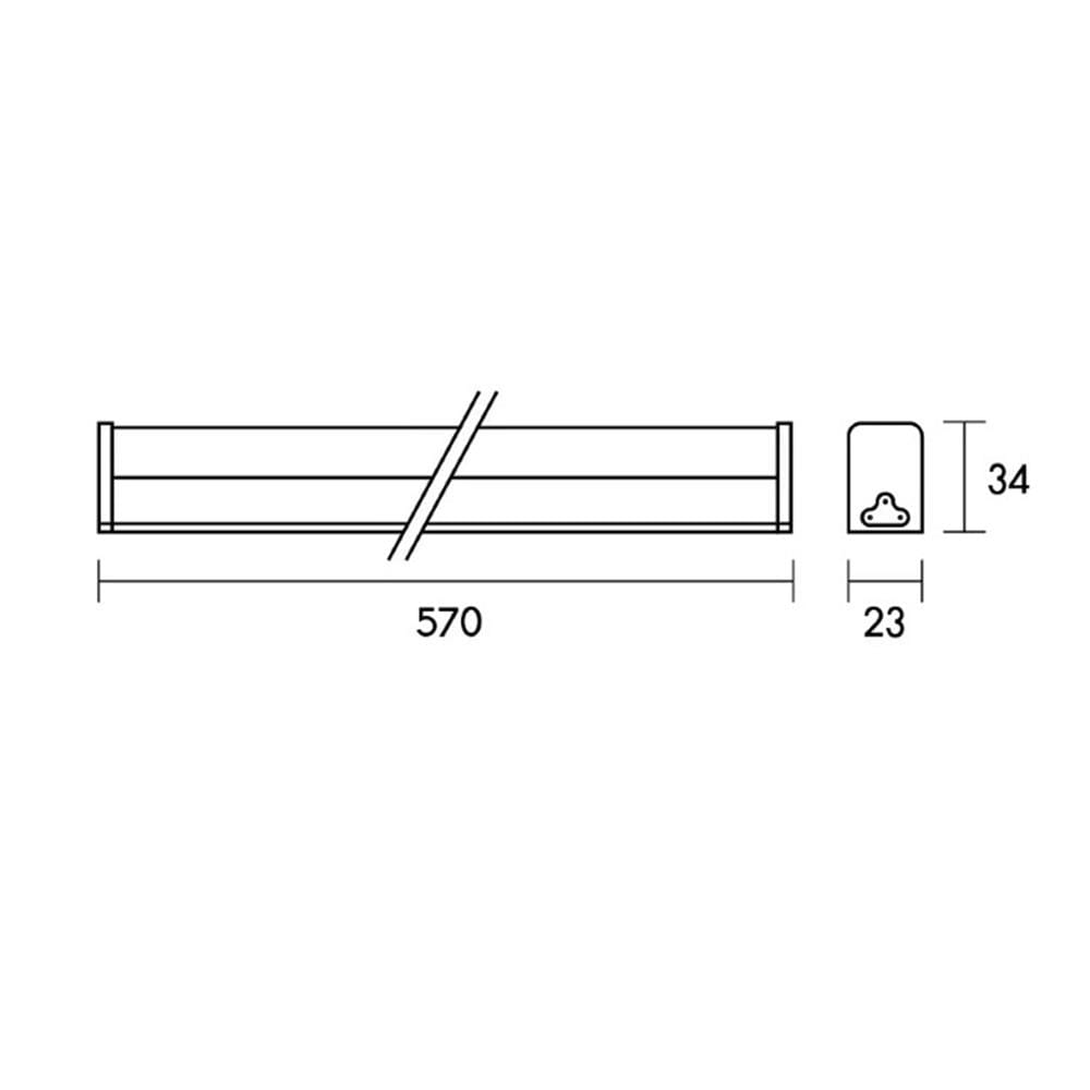 ชุดรางนีออน L&E T5 58-00245 7 วัตต์ DAYLIGHT