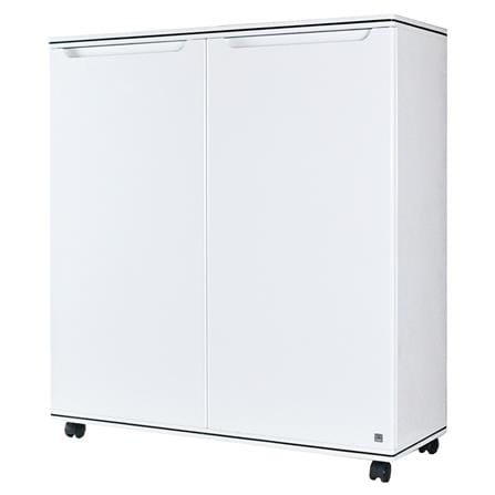 ตู้รองเท้าสำเร็จ 6 ช่อง KING สีเคริฟ์-ขาว