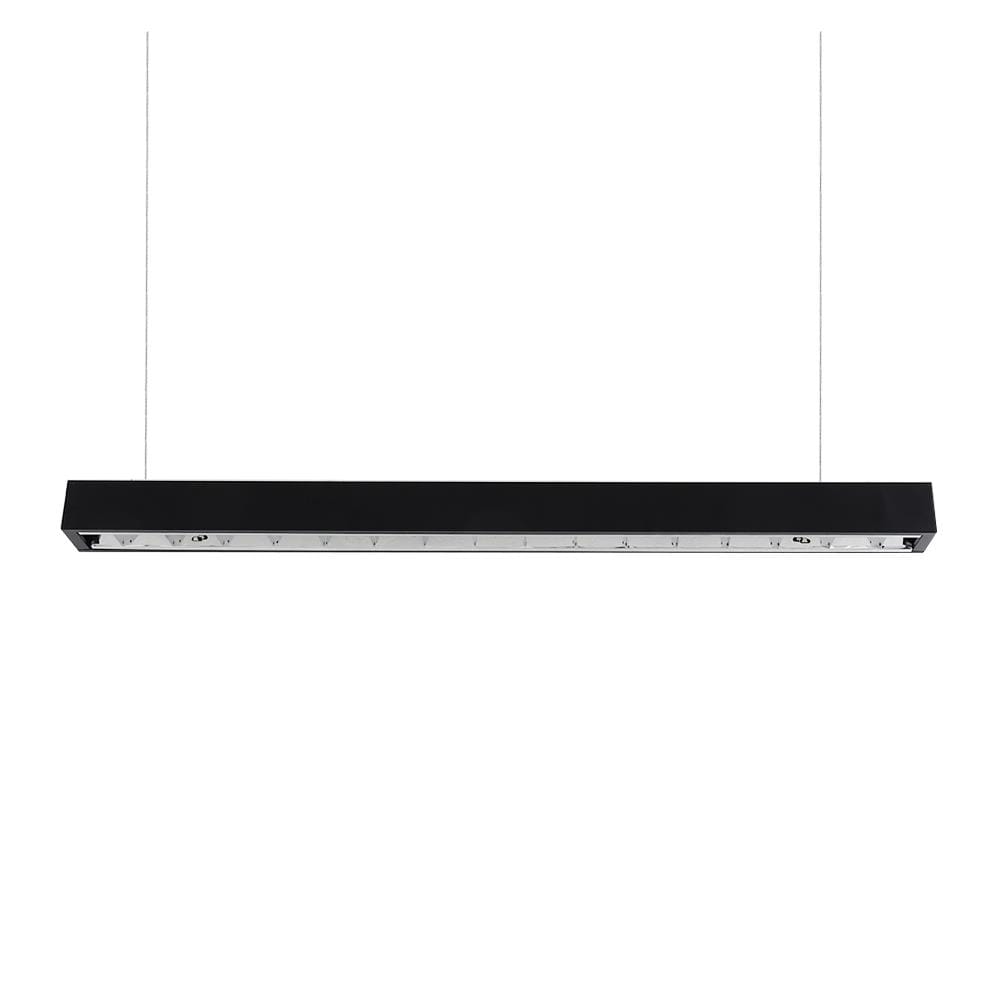 โคมตะแกรงติดลอย RACER LINEAR LOUVER 1x18 วัตต์ สีดำ