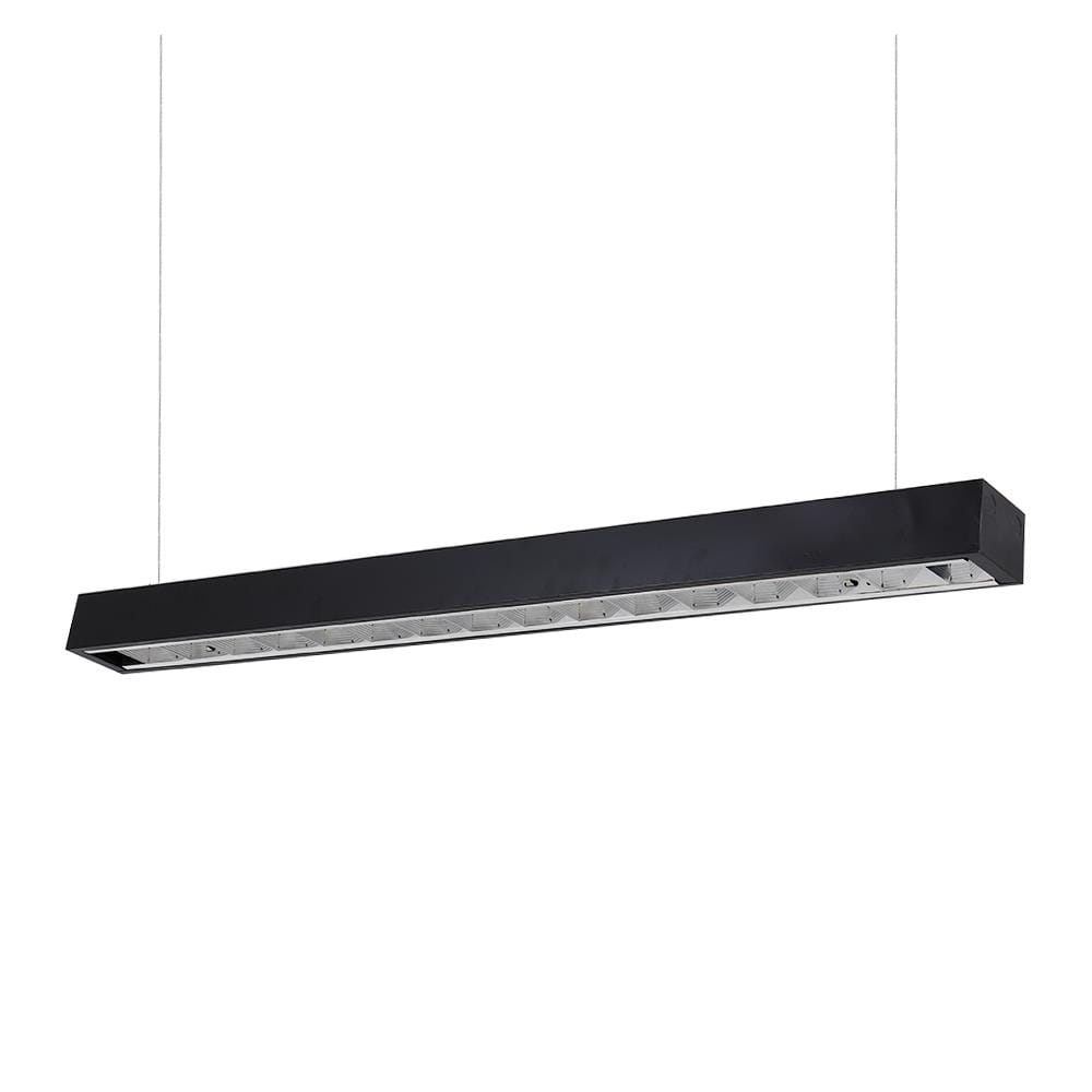 โคมตะแกรงติดลอย RACER LINEAR LOUVER 1x18 วัตต์ สีดำ
