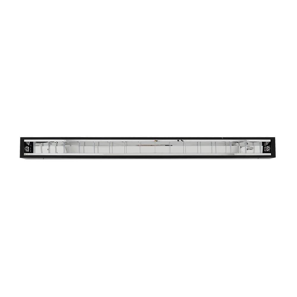 โคมตะแกรงติดลอย RACER LINEAR LOUVER 1x18 วัตต์ สีดำ