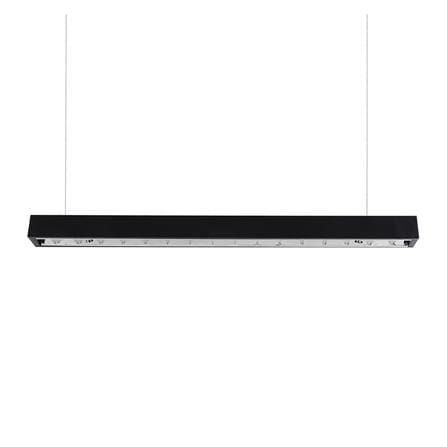 โคมตะแกรงติดลอย RACER LINEAR LOUVER 1x18 วัตต์ สีดำ