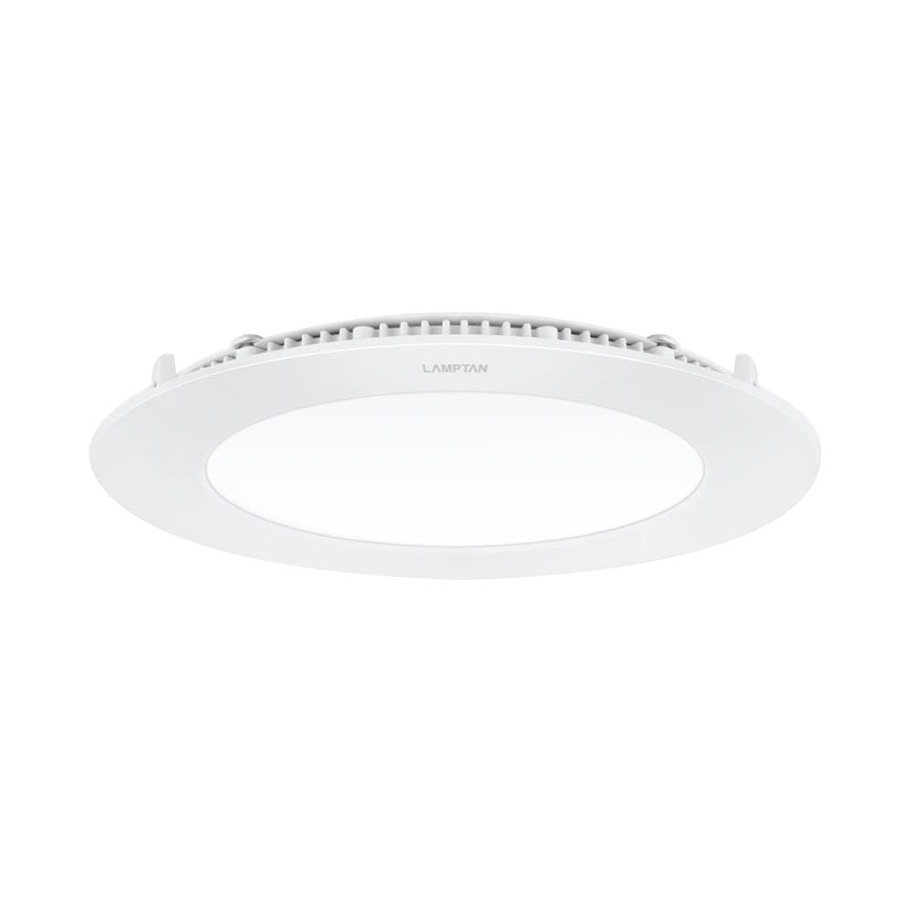 ดาวน์ไลท์ LED LAMPTAN ULTRA SLIM PC 6 นิ้ว 12 วัตต์ WARM WHITE สีขาว