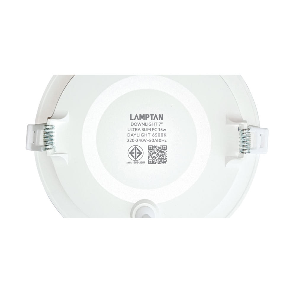 ดาวน์ไลท์ LED LAMPTAN ULTRA SLIM PC 7 นิ้ว 15 วัตต์ DAYLIGHT สีขาว