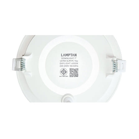 ดาวน์ไลท์ LED LAMPTAN ULTRA SLIM PC 7 นิ้ว 15 วัตต์ DAYLIGHT สีขาว_7