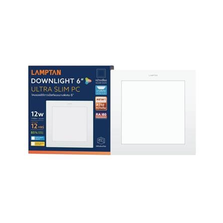 ดาวน์ไลท์ LED LAMPTAN ULTRA SLIM PC 6 นิ้ว 12 วัตต์ WARM WHITE สีขาว_3