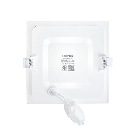 ดาวน์ไลท์ LED LAMPTAN ULTRA SLIM PC 6 นิ้ว 12 วัตต์ WARM WHITE สีขาว_2