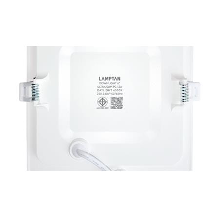 ดาวน์ไลท์ LED LAMPTAN ULTRA SLIM PC 6 นิ้ว 12 วัตต์ DAYLIGHT สีขาว_7