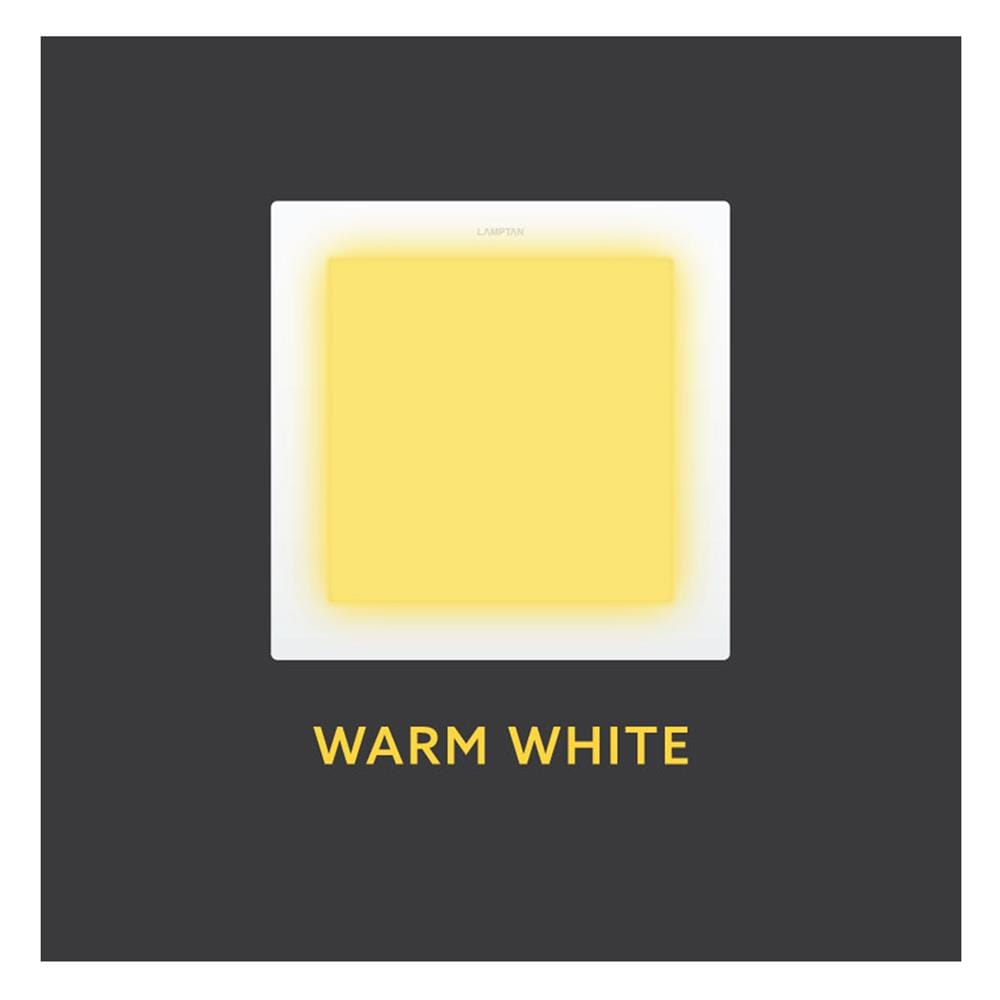 ดาวน์ไลท์ LED LAMPTAN ULTRA SLIM PC 5 นิ้ว 9 วัตต์ WARM WHITE สีขาว