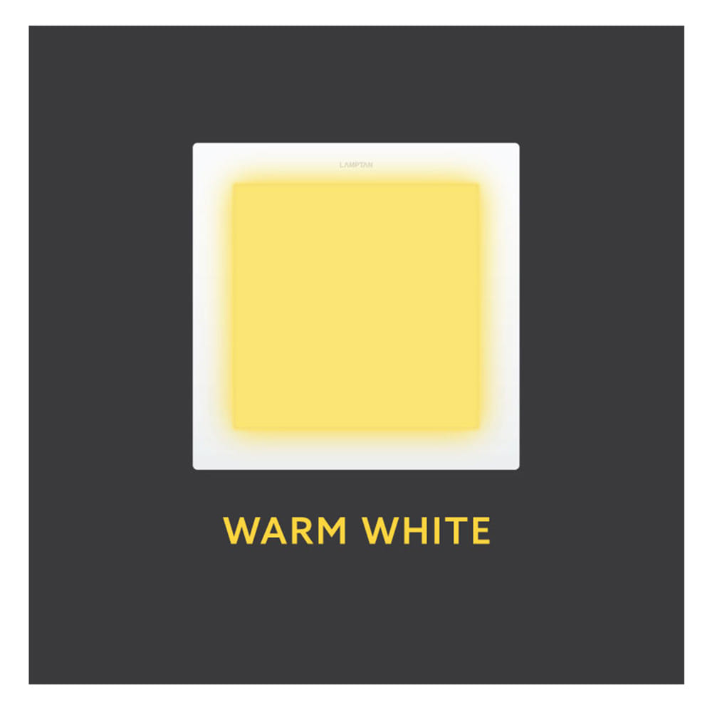 ดาวน์ไลท์ LED LAMPTAN ULTRA SLIM PC 5 นิ้ว 9 วัตต์ WARM WHITE สีขาว
