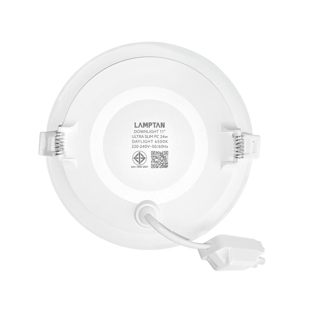 ดาวน์ไลท์ LED LAMPTAN ULTRA SLIM PC 11 นิ้ว 24 วัตต์ DAYLIGHT สีขาว