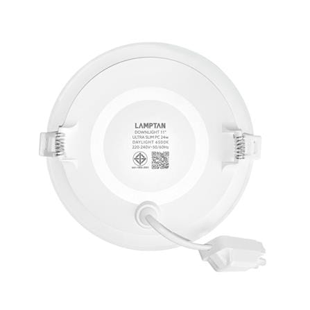 ดาวน์ไลท์ LED LAMPTAN ULTRA SLIM PC 11 นิ้ว 24 วัตต์ DAYLIGHT สีขาว_2