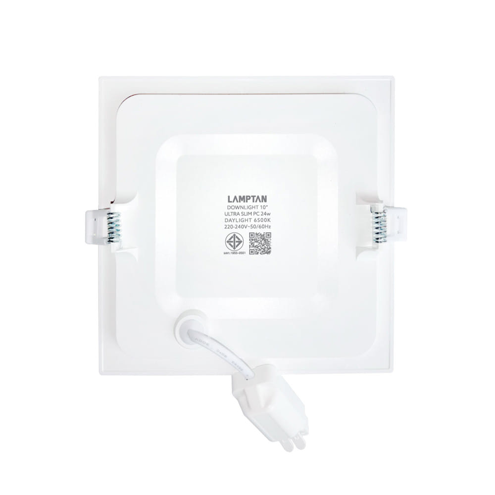 ดาวน์ไลท์ LED LAMPTAN ULTRA SLIM PC 10 นิ้ว 24 วัตต์ DAYLIGHT สีขาว
