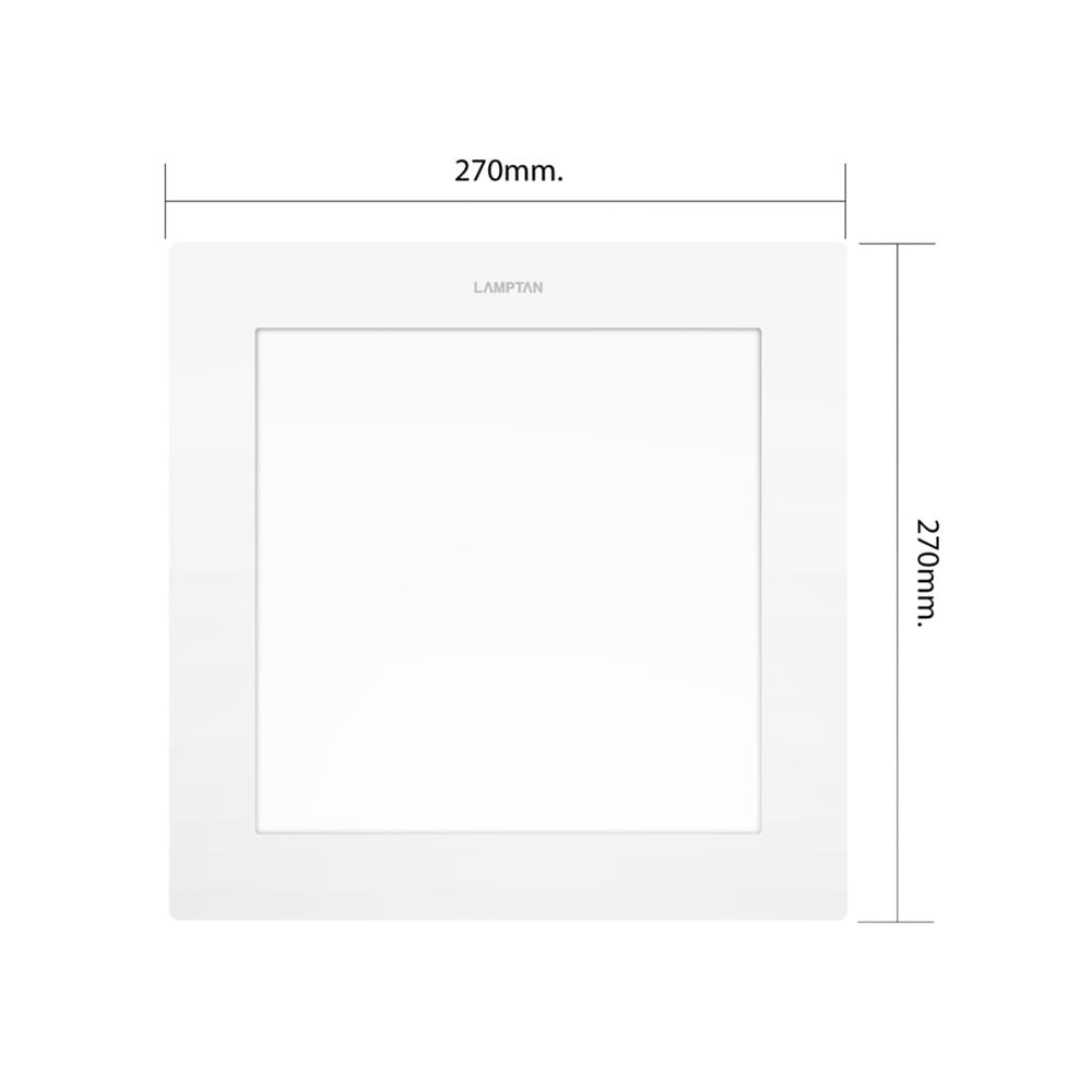 ดาวน์ไลท์ LED LAMPTAN ULTRA SLIM PC 10 นิ้ว 24 วัตต์ DAYLIGHT สีขาว
