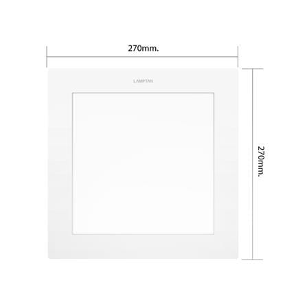 ดาวน์ไลท์ LED LAMPTAN ULTRA SLIM PC 10 นิ้ว 24 วัตต์ DAYLIGHT สีขาว_6