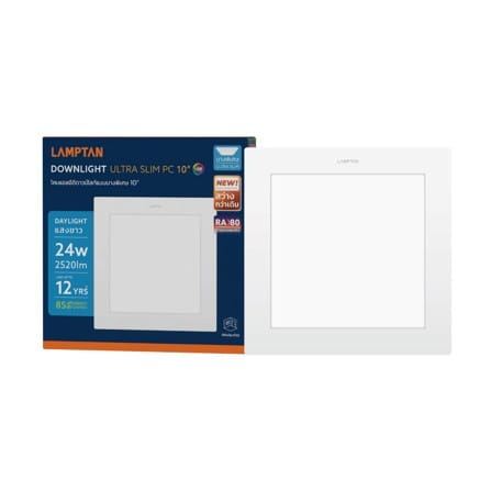 ดาวน์ไลท์ LED LAMPTAN ULTRA SLIM PC 10 นิ้ว 24 วัตต์ DAYLIGHT สีขาว_3
