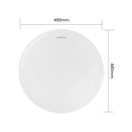 ไฟเพดาน LED LAMPTAN CEILING ASTRO 20 นิ้ว 40 วัตต์ DAYLIGHT สีขาว_5