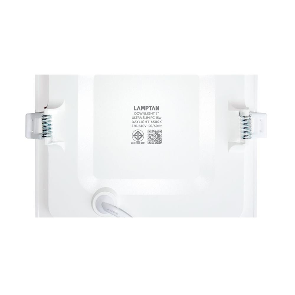 ดาวน์ไลท์ LED LAMPTAN ULTRA SLIM PC 7 นิ้ว 15 วัตต์ DAYLIGHT สีขาว