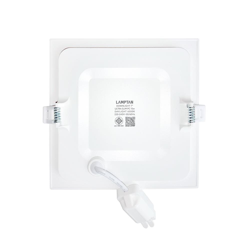 ดาวน์ไลท์ LED LAMPTAN ULTRA SLIM PC 7 นิ้ว 15 วัตต์ DAYLIGHT สีขาว