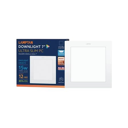 ดาวน์ไลท์ LED LAMPTAN ULTRA SLIM PC 7 นิ้ว 15 วัตต์ DAYLIGHT สีขาว_3