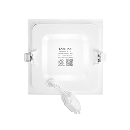 ดาวน์ไลท์ LED LAMPTAN ULTRA SLIM PC 8 นิ้ว 18 วัตต์ DAYLIGHT สีขาว_2