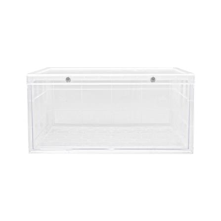 กล่องรองเท้าเปิดข้าง STACKO MAGNETIC LOCK 37X28X18.3 ซม. ใส_1