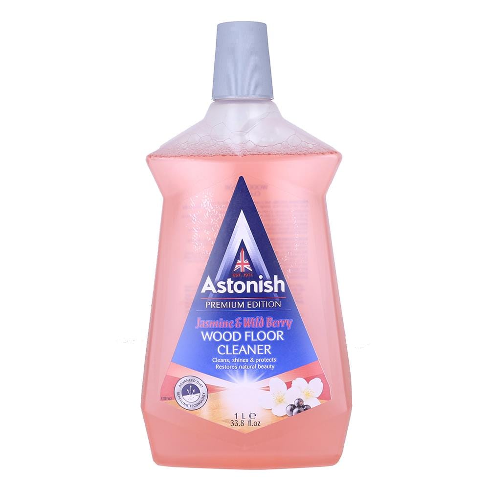 น้ำยาเช็ดเคลือบเงาพื้น ASTONISH 1,000 มล. JASMINE AND WILD BERRY