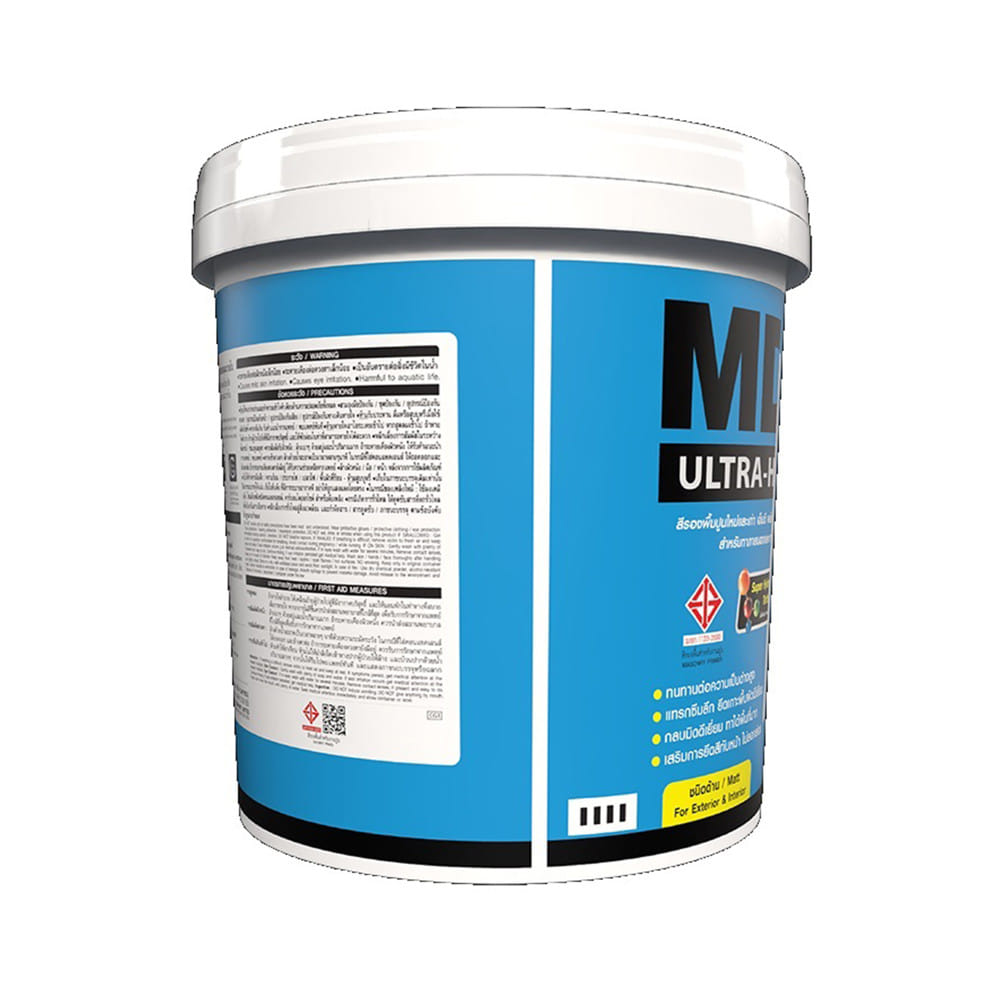 สีรองพื้น ชนิดด้าน TOA เป็ดหงส์ MD PLUS ULTRA-HIDE 17.5 ลิตร