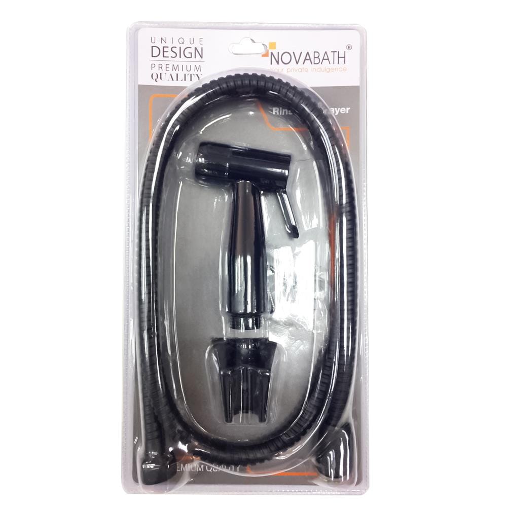 สายฉีดชำระครบชุด NOVABATH NVB-SY010B สีดำ