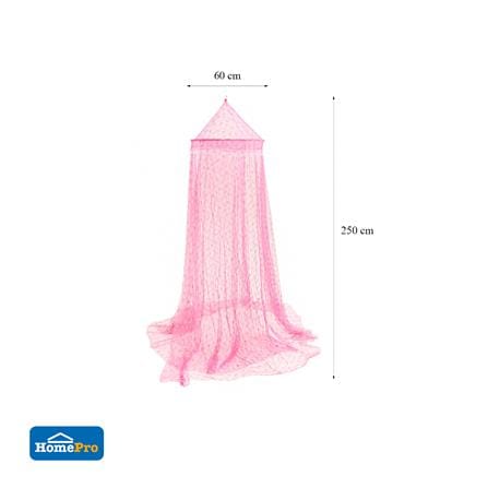มุ้งกระโจมกันยุง ME LIVING SWING 60x250 ซม. สีชมพู_6