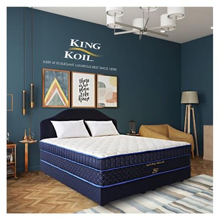 ที่นอนยางพารา 6 ฟุต KINGKOIL รุ่น NATURAL DELUXE พร้อมชุดเครื่องนอน 11 ชิ้น_5