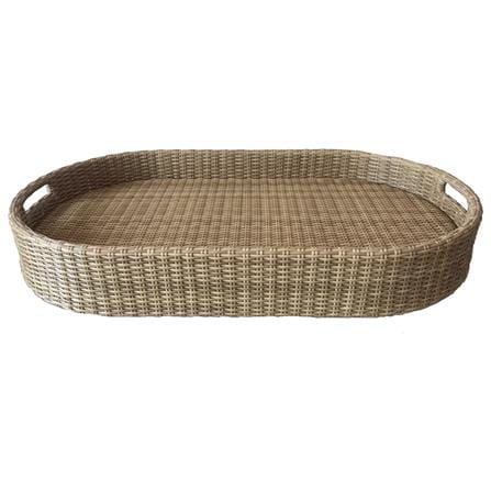 ถาดหวายเทียม IVY FLOATING TRAY สีน้ำตาล_1