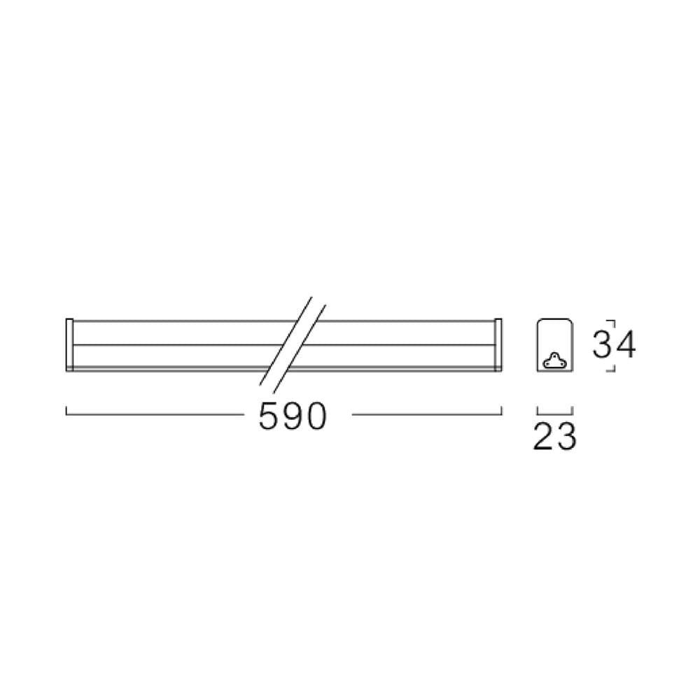 ชุดรางนีออน L&E T5 58-00247 7 วัตต์ COOLWHITE