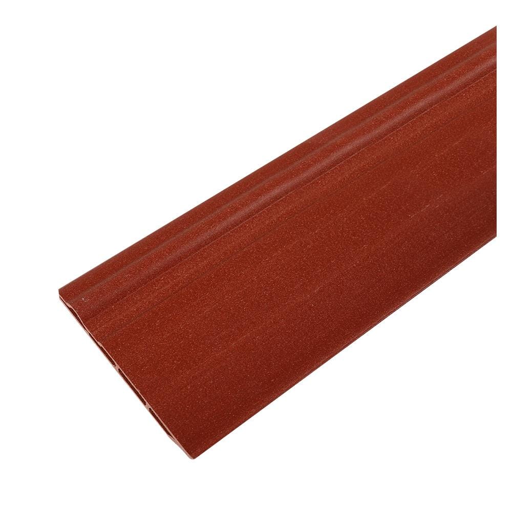 บัวพื้น WPC CROBERN 7.5X200X0.8 ซม. สีไม้ประดู่แดง