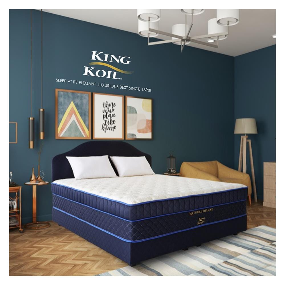 ที่นอนยางพารา 3.5 ฟุต KINGKOIL รุ่น NATURAL DELUXE พร้อมชุดเครื่องนอน 7 ชิ้น