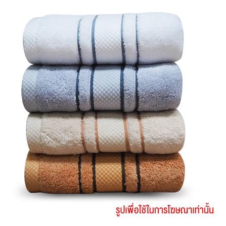 ผ้าขนหนู SWENY COTTONMOZ 16x32 นิ้ว สีครีม_3