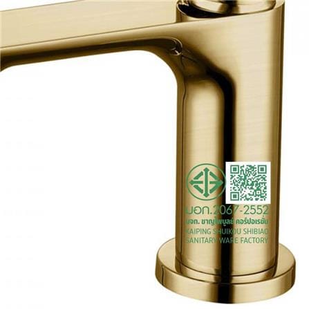 ก๊อกอ่างล้างหน้าเดี่ยว RASLAND DB-90401G สีทอง_5