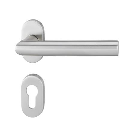 มือจับก้านโยกห้องทั่วไป MORTISE HAFELE 499.10.136 สีสเตนเลส