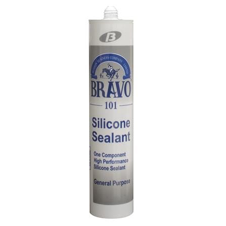 ซิลิโคนมีกรด BRAVO 101 250 มล. สีขาว_0