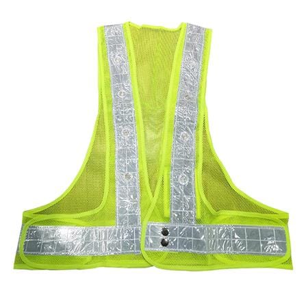 เสื้อกั๊กสะท้อนแสงไฟ LED HS726-4 เขียว