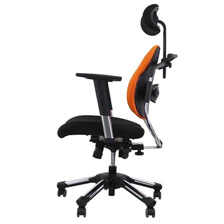 เก้าอี้เพื่อสุขภาพ HARA CHAIR V-TYPE สีส้ม_2