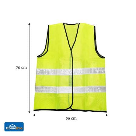 เสื้อจราจรสะท้อนแสง 2 แถบ DEXZON HS713 สีเขียว_3