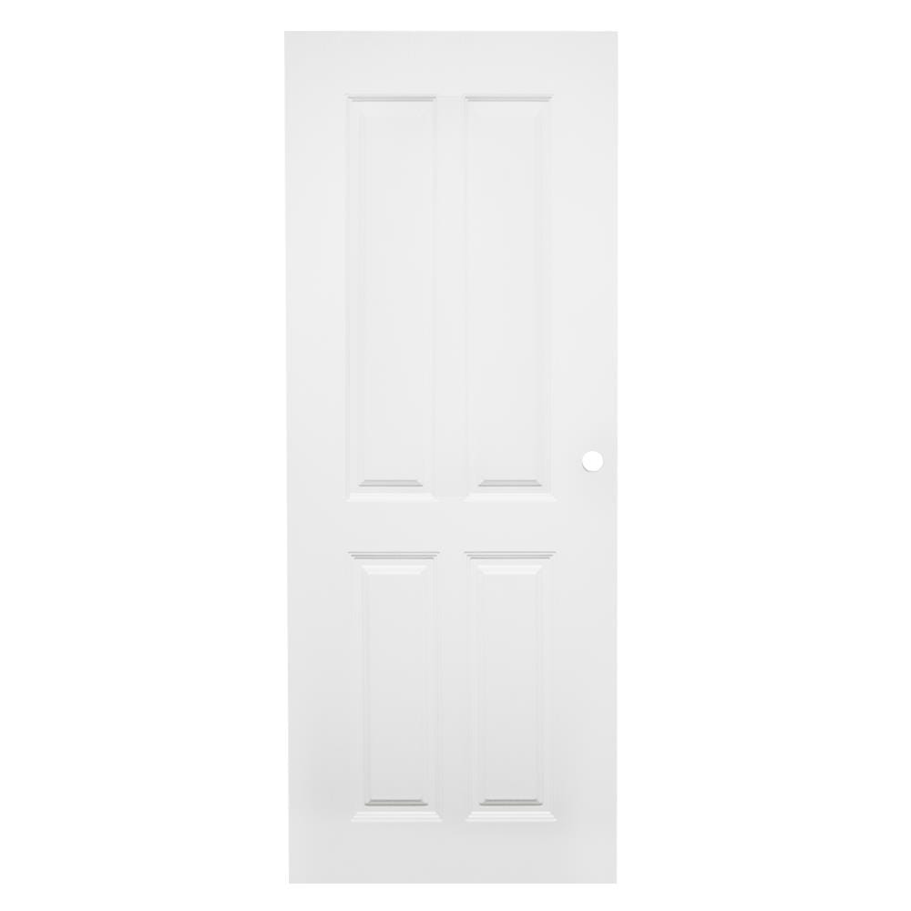 ประตูภายใน UPVC MODERNWOOD REVO MWIR05 80X200 ซม. สีขาว เจาะลูกบิด
