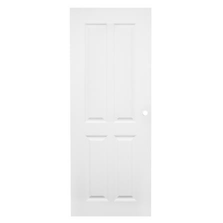 ประตูภายใน UPVC MODERNWOOD REVO MWIR05 80X200 ซม. สีขาว เจาะลูกบิด
