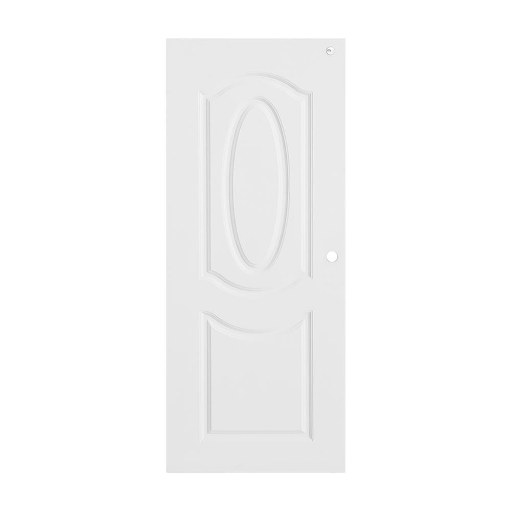 ประตูภายใน UPVC MODERNWOOD REVO MWIR02 80X200 ซม. สีขาว เจาะลูกบิด